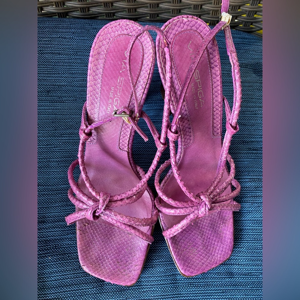 Vintage Via Spiga Platform Sandals